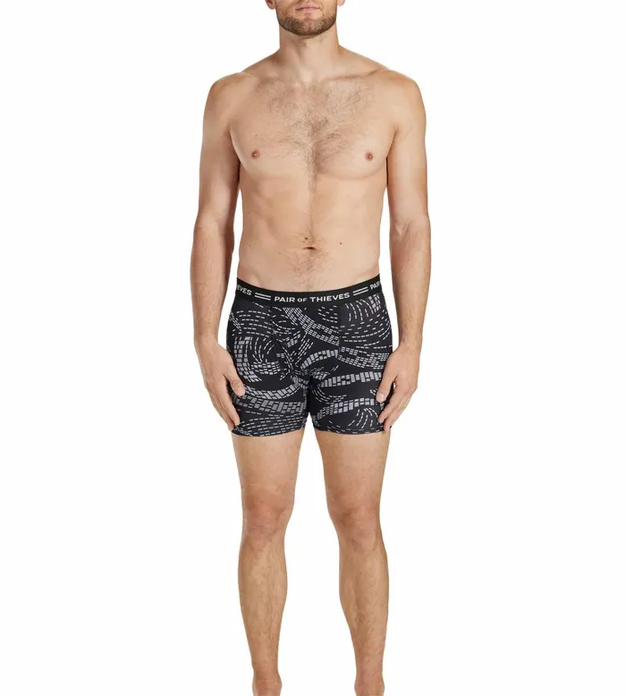 4 Way Stetch Every Day Kit Cotton Stretch Boxer Briefs Black Underwear 3 Pack Men Pair Of Thieves Boxer Briefs