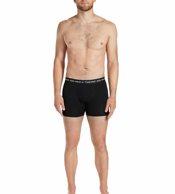 4 Way Stetch Every Day Kit Cotton Stretch Boxer Briefs Black Underwear 3 Pack Men Pair Of Thieves Boxer Briefs