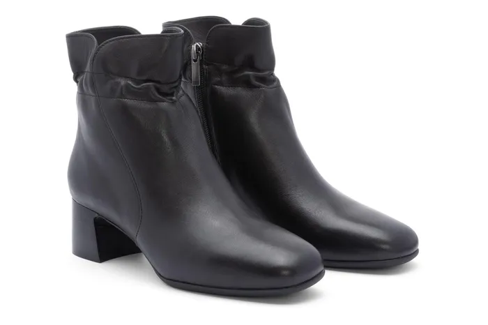 ABEO Footwear Avenue Mid Black Nappa Women Boots