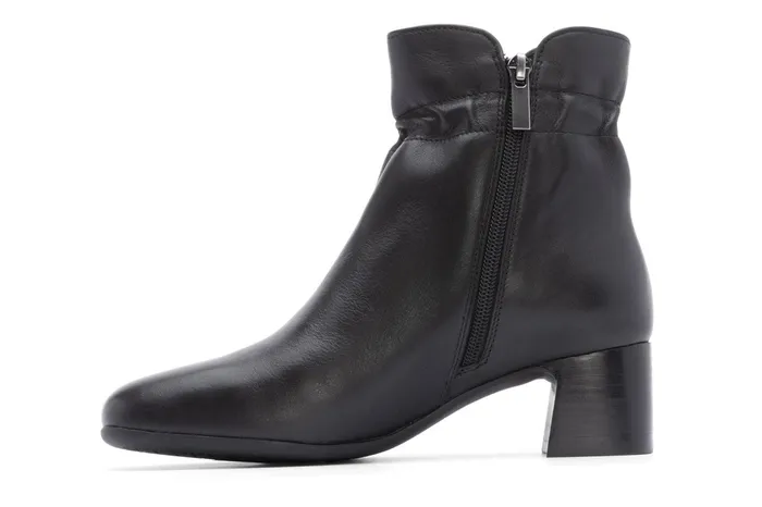 ABEO Footwear Avenue Mid Black Nappa Women Boots