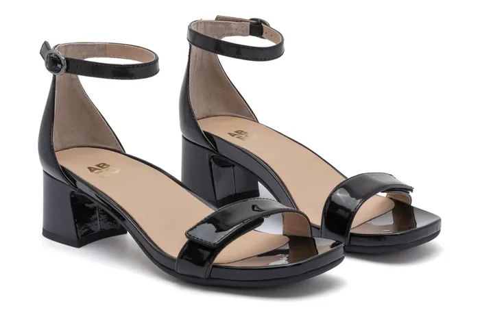 ABEO Footwear Avenue Strap Black Patent Women Dress ABEO Footwear Avenue Strap Black Patent Women Dress