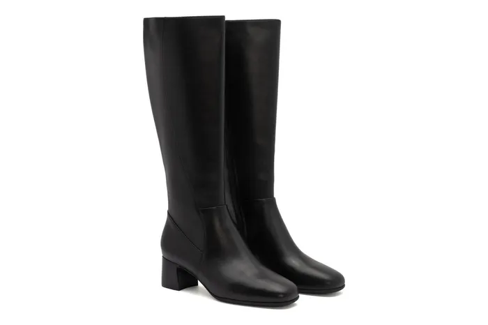 ABEO Footwear Avenue Tall Black Nappa Women Boots