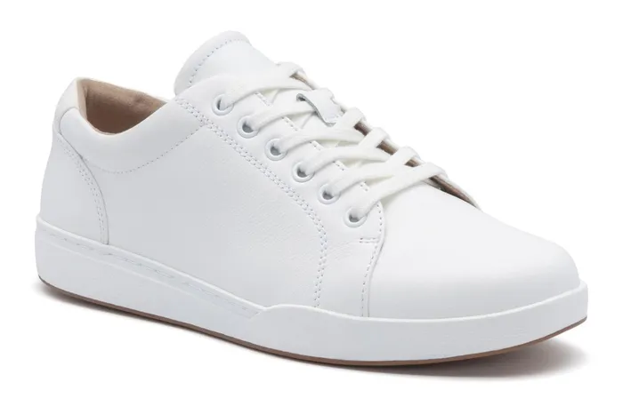 ABEO Footwear Encore Sneaker White Leather Women Casual Shoes