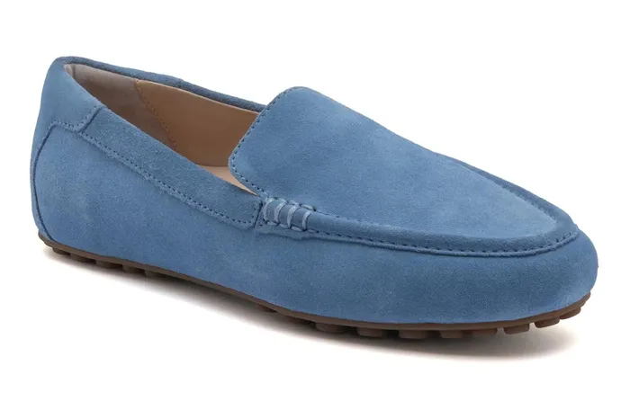 ABEO Footwear Harbor Faded Denim Suede Women Dress