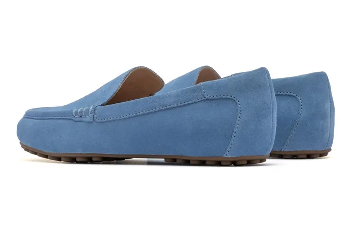 ABEO Footwear Harbor Faded Denim Suede Women Dress ABEO Footwear Harbor Faded Denim Suede Women Dress