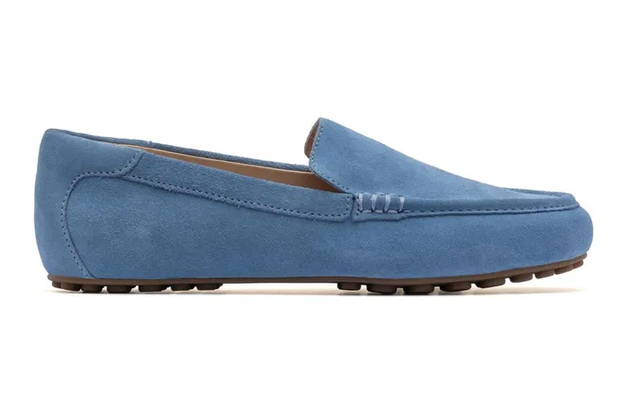 ABEO Footwear Harbor Faded Denim Suede Women Dress ABEO Footwear Harbor Faded Denim Suede Women Dress