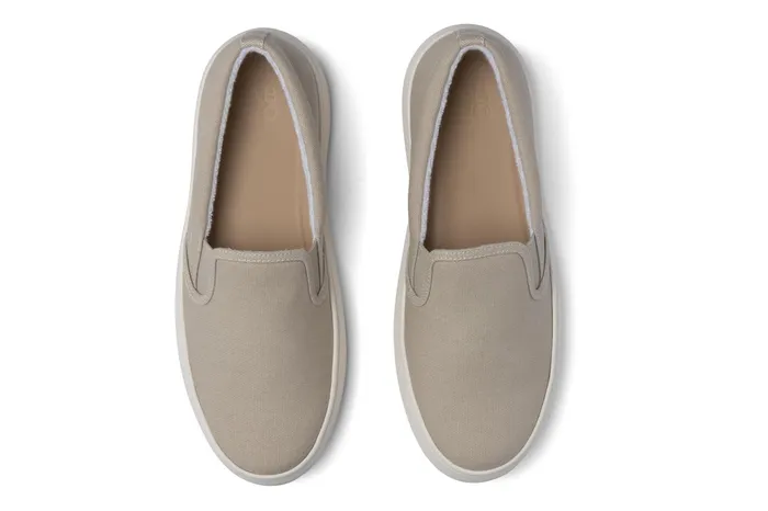 ABEO Footwear Jumpstreet Slip On Beige Canvas Women Casual Shoes ABEO Footwear Jumpstreet Slip On Beige Canvas Women Casual Shoes