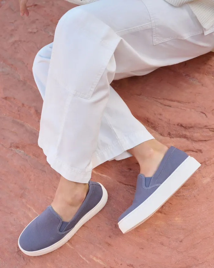 ABEO Footwear Jumpstreet Slip On Navy Canvas Women Casual Shoes ABEO Footwear Jumpstreet Slip On Navy Canvas Women Casual Shoes