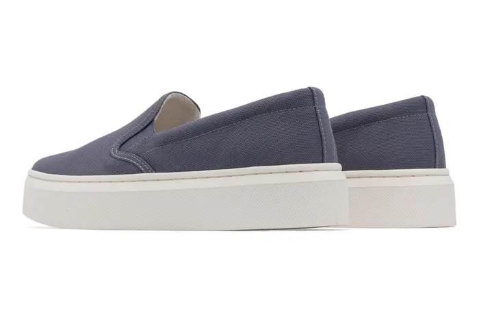 ABEO Footwear Jumpstreet Slip On Navy Canvas Women Casual Shoes ABEO Footwear Jumpstreet Slip On Navy Canvas Women Casual Shoes
