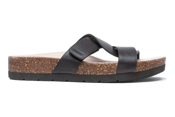 ABEO Footwear Lanai Slide Black Nubuck Women Sandals ABEO Footwear Lanai Slide Black Nubuck Women Sandals
