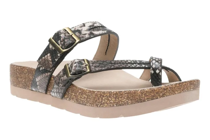 ABEO Footwear Lanai Thong Sandal Natural Snake Women Sandals