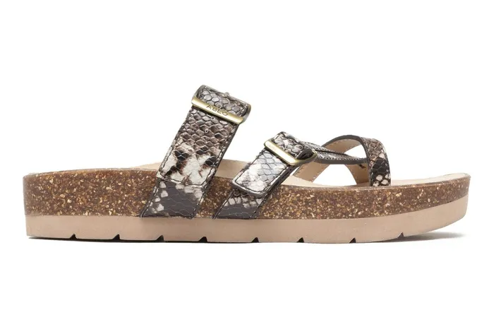 ABEO Footwear Lanai Thong Sandal Natural Snake Women Sandals