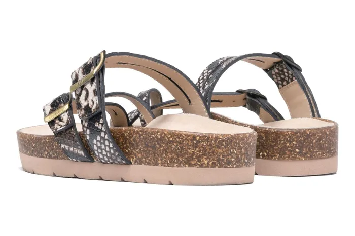 ABEO Footwear Lanai Thong Sandal Natural Snake Women Sandals