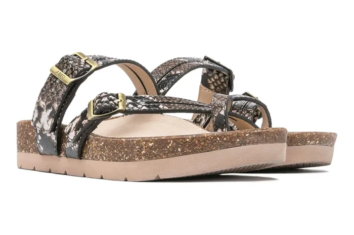 ABEO Footwear Lanai Thong Sandal Natural Snake Women Sandals