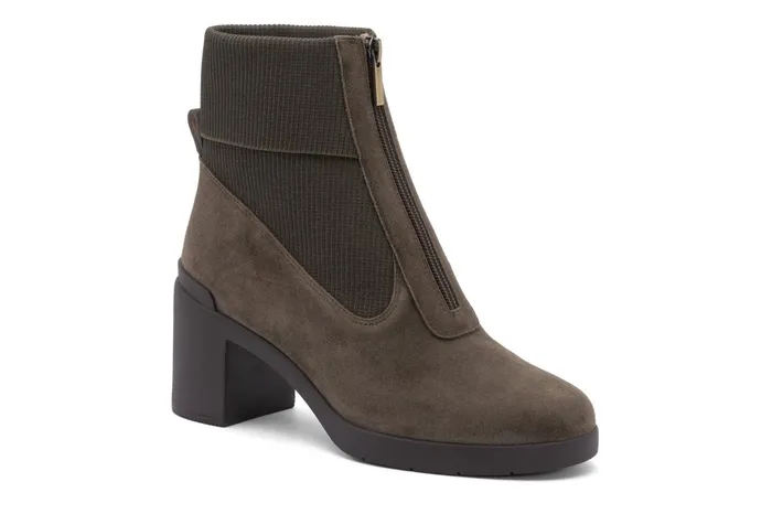 ABEO Footwear Metropolis Zip Olive Women Boots