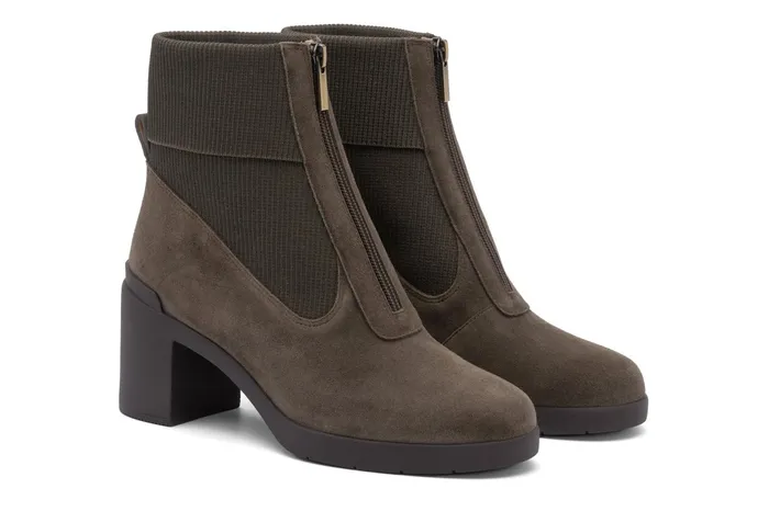 ABEO Footwear Metropolis Zip Olive Women Boots ABEO Footwear Metropolis Zip Olive Women Boots