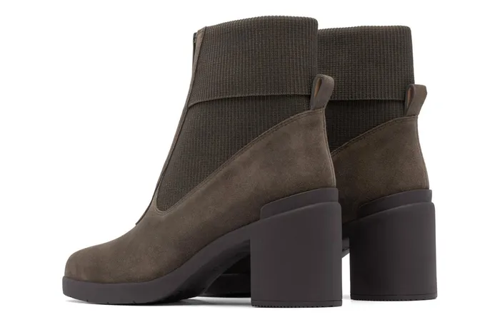 ABEO Footwear Metropolis Zip Olive Women Boots ABEO Footwear Metropolis Zip Olive Women Boots