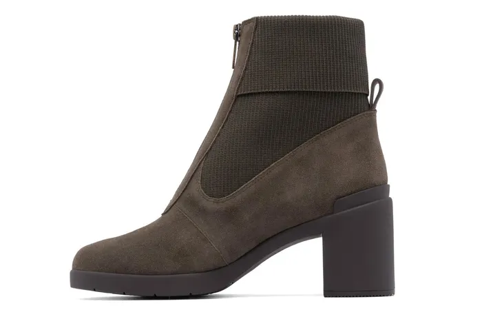 ABEO Footwear Metropolis Zip Olive Women Boots ABEO Footwear Metropolis Zip Olive Women Boots