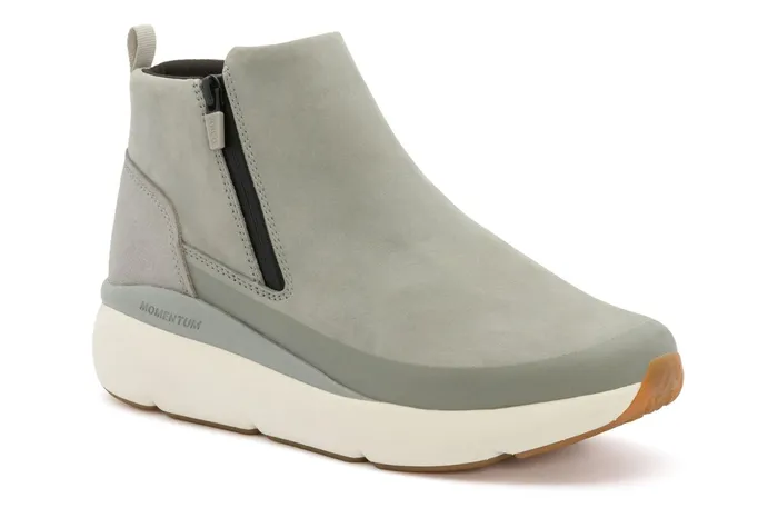 ABEO Footwear MXV Shift Zip Grey Nubuck Women Boots