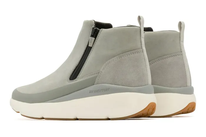 ABEO Footwear MXV Shift Zip Grey Nubuck Women Boots ABEO Footwear MXV Shift Zip Grey Nubuck Women Boots