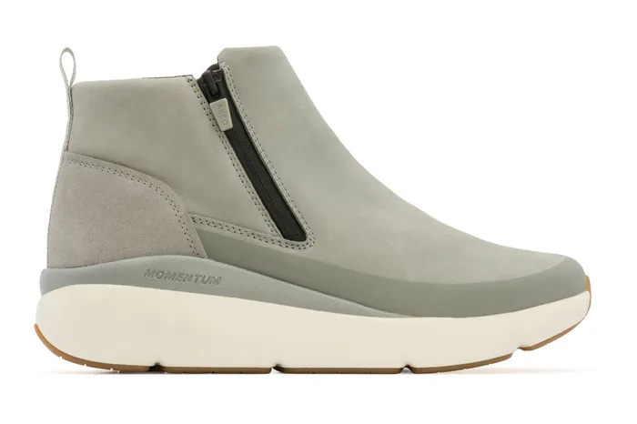 ABEO Footwear MXV Shift Zip Grey Nubuck Women Boots ABEO Footwear MXV Shift Zip Grey Nubuck Women Boots