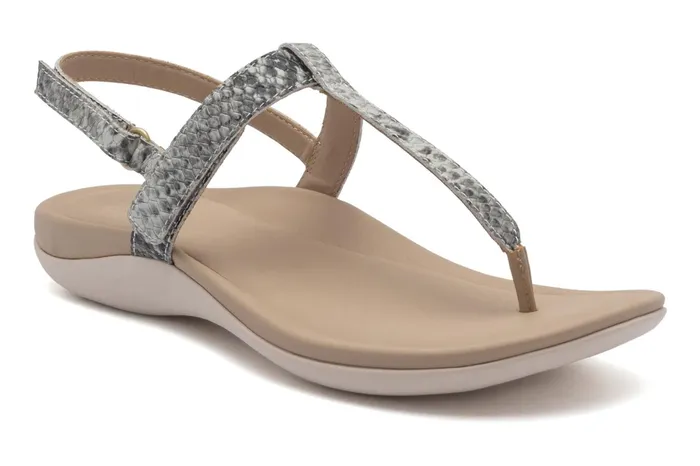 ABEO Footwear Oasis T Strap Snake Women Sandals
