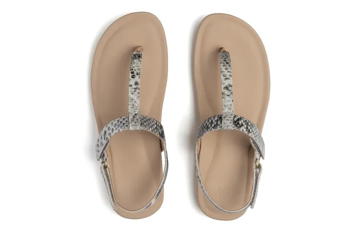ABEO Footwear Oasis T Strap Snake Women Sandals ABEO Footwear Oasis T Strap Snake Women Sandals