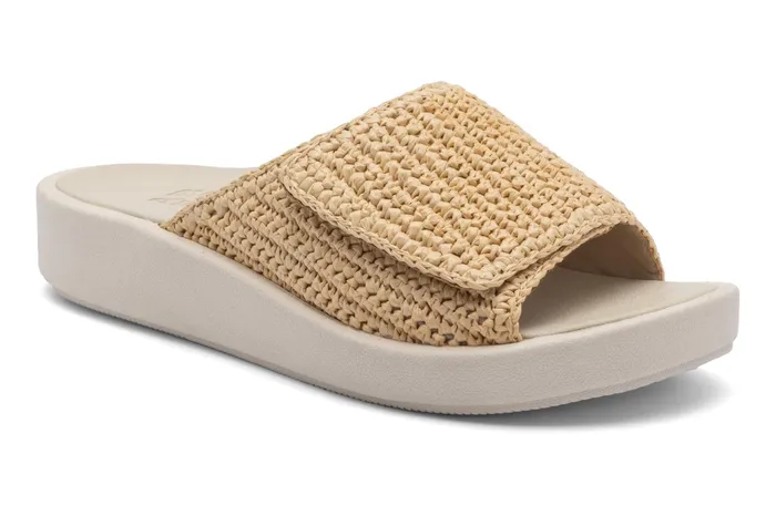 ABEO Footwear Paseo Slide Raffia Women Sandals