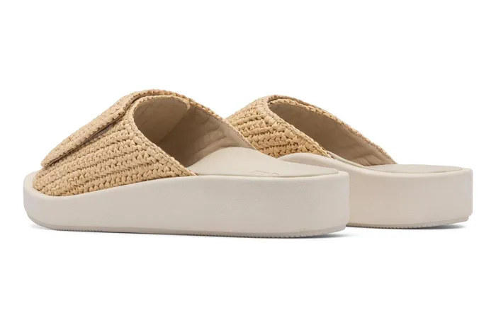 ABEO Footwear Paseo Slide Raffia Women Sandals