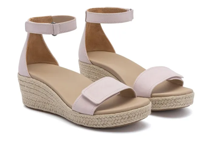ABEO Footwear Riviera Ankle Sandal Pink Nubuck Women Sandals