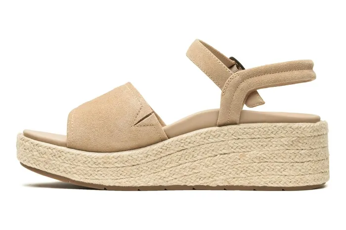 ABEO Footwear Solstice Buckle Sandal Cuban Sand Suede Women Sandals ABEO Footwear Solstice Buckle Sandal Cuban Sand Suede Women Sandals