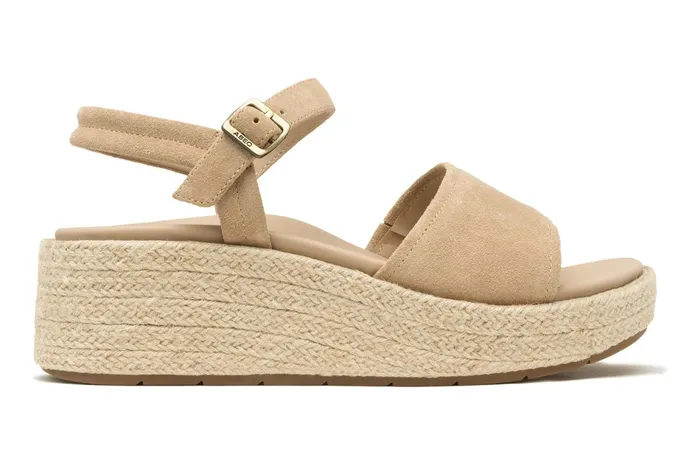 ABEO Footwear Solstice Buckle Sandal Cuban Sand Suede Women Sandals ABEO Footwear Solstice Buckle Sandal Cuban Sand Suede Women Sandals