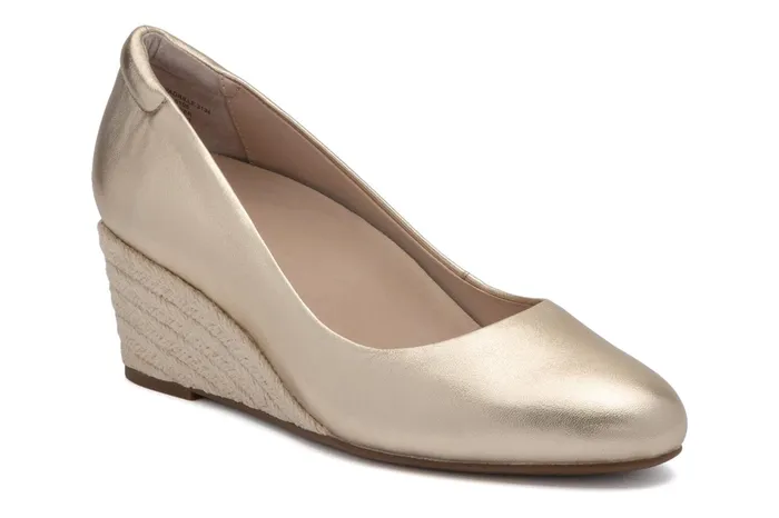 ABEO Footwear Veranda Espadrille Light Gold Women Dress