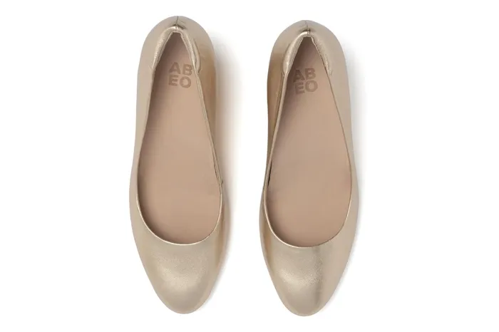 ABEO Footwear Veranda Espadrille Light Gold Women Dress ABEO Footwear Veranda Espadrille Light Gold Women Dress