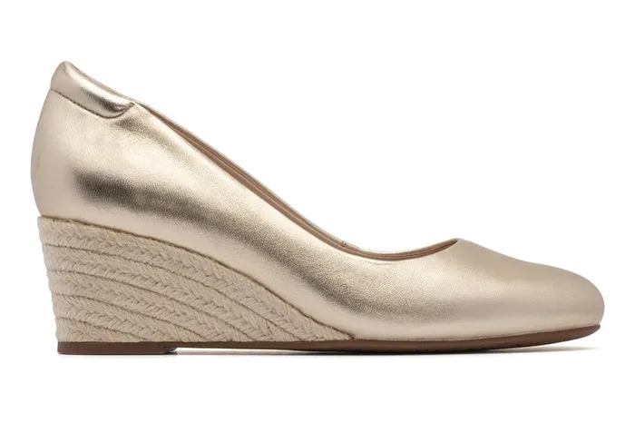 ABEO Footwear Veranda Espadrille Light Gold Women Dress ABEO Footwear Veranda Espadrille Light Gold Women Dress
