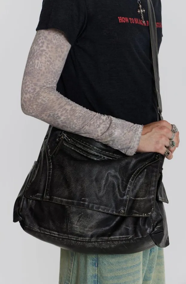 Accessories Men Jaded London Ash Messenger Bag