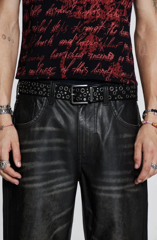 Accessories Men Jaded London Hardware Canvas Belt