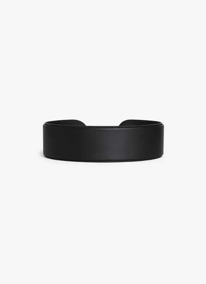 Alaa Belts FLEX LARGE BELT IN CALFSKIN Black 8211 Women