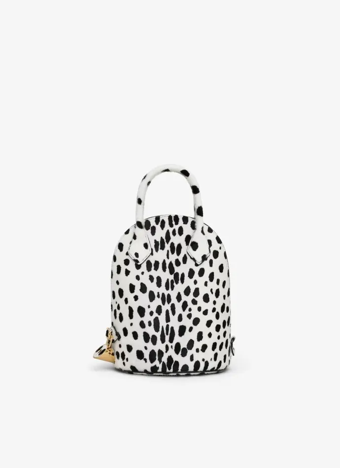 Alaa CrossBody Bags DOME 19 BAG IN CALFSKIN Whiteblack 8211 Women