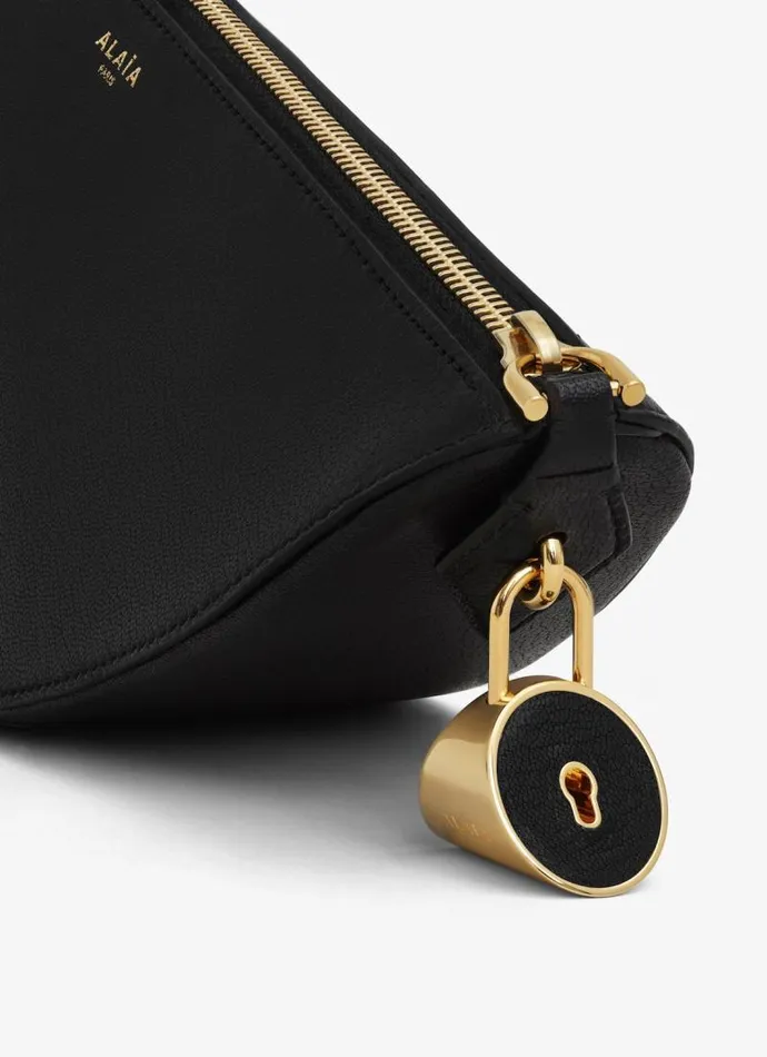 Alaa CrossBody Bags LE DEMICUR BAG IN LAMBSKIN Black 8211 Women