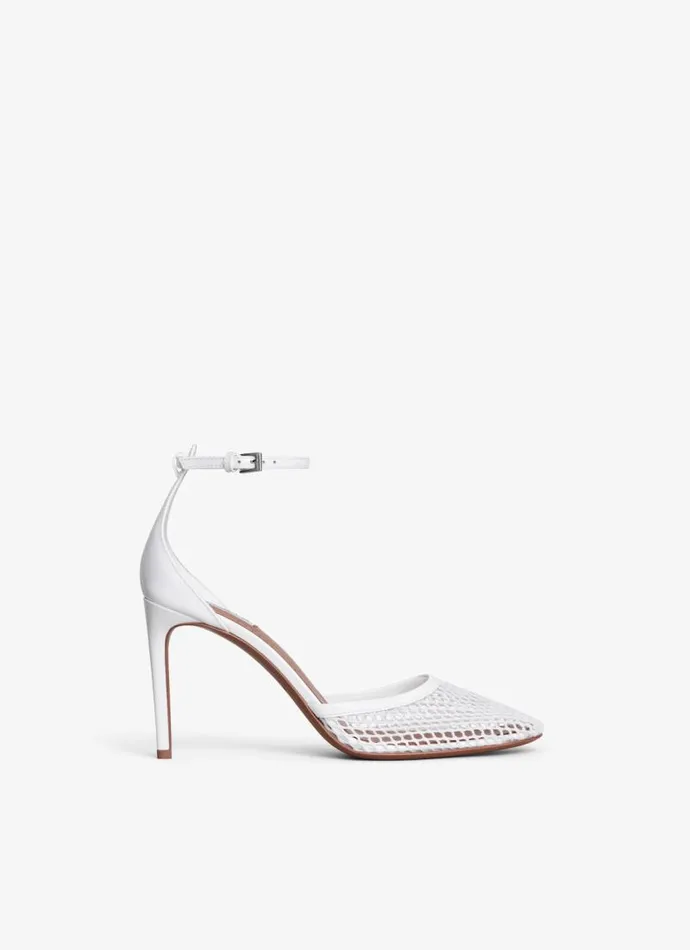 Alaa Sandals HIGH FISHNET PUMPS White 8211 Women