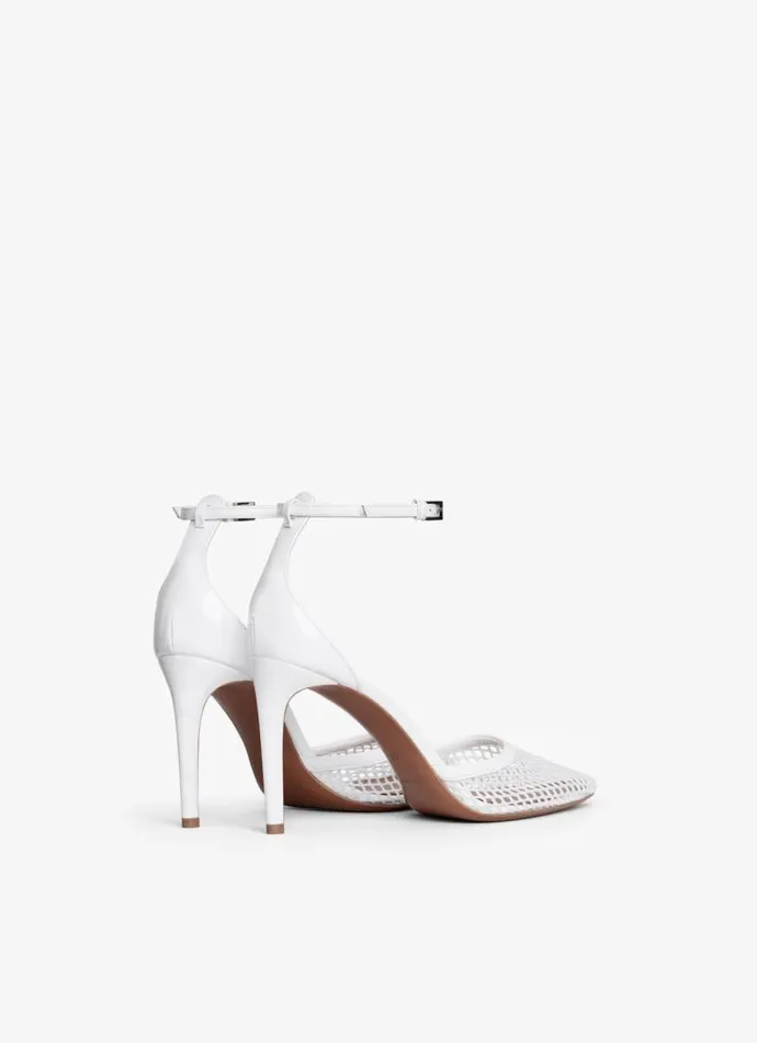 Alaa Sandals HIGH FISHNET PUMPS White 8211 Women
