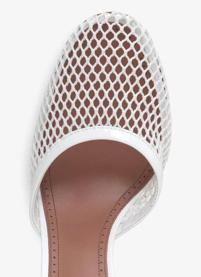 Alaa Sandals HIGH FISHNET PUMPS White 8211 Women