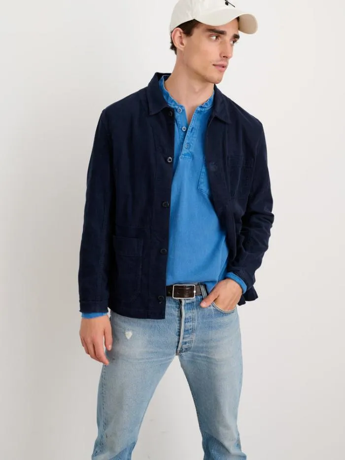 Alex Mill Jackets Coats Work Jacket In Fine Wale Corduroy Deep Navy 8211 Men