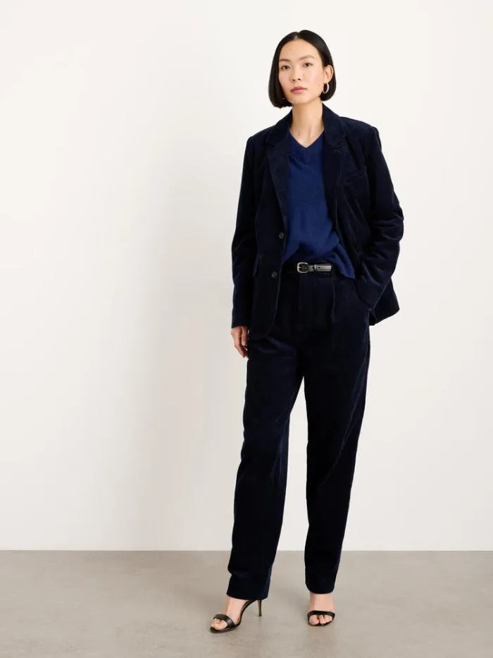 Alex Mill Jackets Outerwear Amalie Blazer In Corduroy Dark Navy 8211 Women