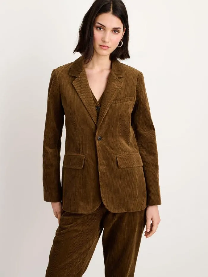 Alex Mill Jackets Outerwear Amalie Blazer In Corduroy Saddle 8211 Women