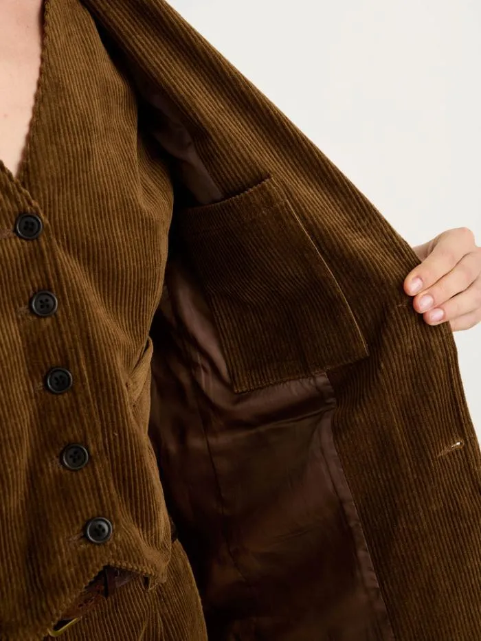 Alex Mill Jackets Outerwear Amalie Blazer In Corduroy Saddle 8211 Women