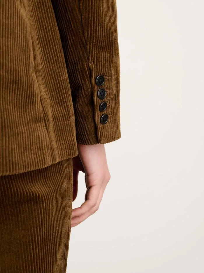 Alex Mill Jackets Outerwear Amalie Blazer In Corduroy Saddle 8211 Women