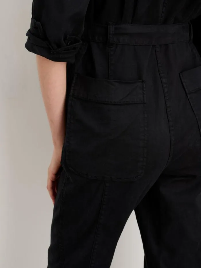 Alex Mill Jumpsuits Expedition Jumpsuit In Washed Twill Black 8211 Women