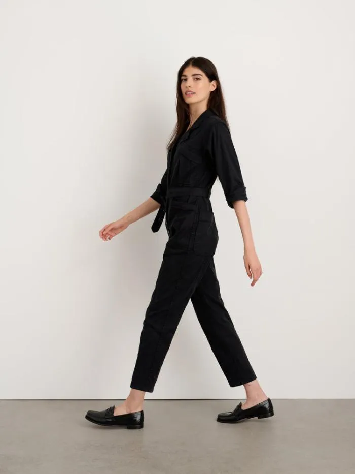 Alex Mill Jumpsuits Expedition Jumpsuit In Washed Twill Black 8211 Women